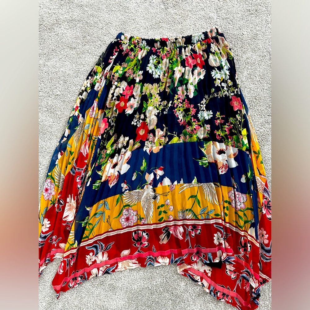 Anthropologie pleated skirt